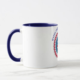 Patriotic USA flagga Rosette Award Anpassningsbar Mugg