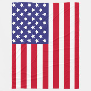 Patriotic USA flagga Stars & Rand American Fleecefilt