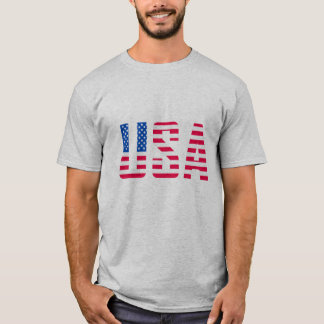 "Patriotic USA flagga T-Shirt Design".