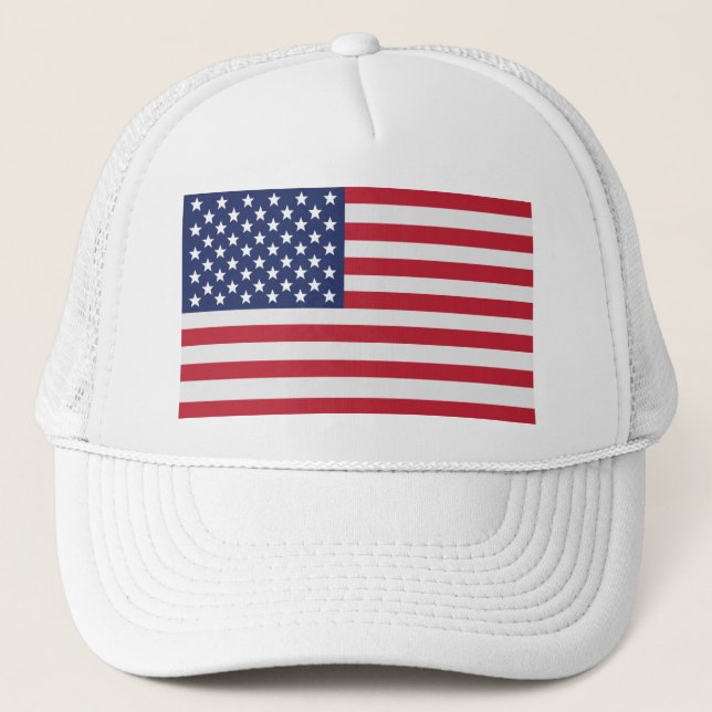 Patriotic USA flagga Truckerkeps - Amerikanska Pri (Framsida)