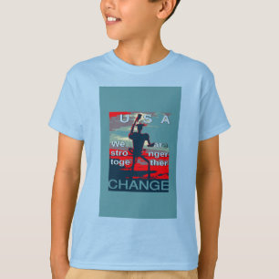 Patriotic USA Hope Graphic Art Print Design Tröja