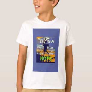 Patriotic USA Hope Graphic T Shirt