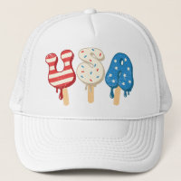 Patriotic USA Kärlek Popsicle