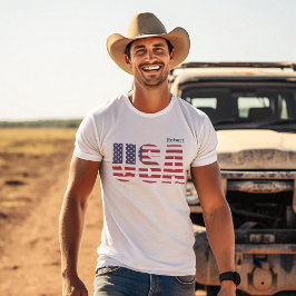 Patriotic USA T-Shirt Unisex Vuxen S till 5X