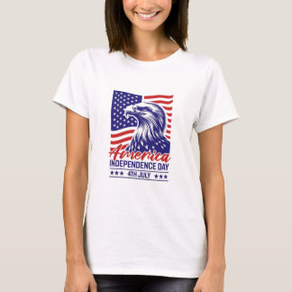 Patriotic Valp & Proud Hund Mamma: 4 juli Hund Mix T Shirt