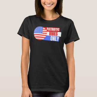 Patriotic Vibes Endast Manar Women Kids Småbarn Bo T Shirt