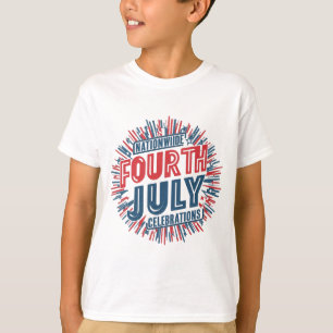 Patriotic Vibes: Fjärde juli T-Shirt