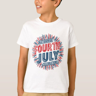 Patriotic Vibes: Fjärde juli T-Shirt