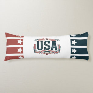 Patriotic, vintage USA Kroppskudde