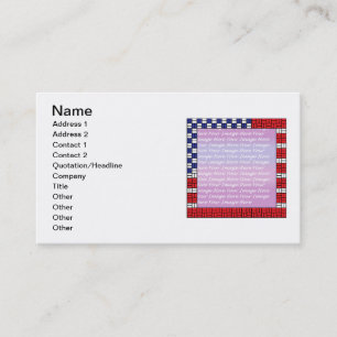 Patriotic Visitkort