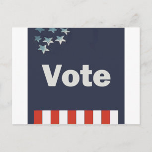 Patriotic Vote Vykort