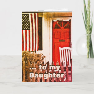 Patriotic Welcome Home DDotter - tackkort