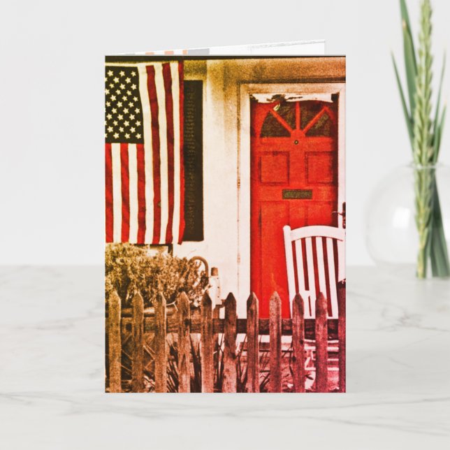 Patriotic Welcome Home militär Tack Car (Framsida)