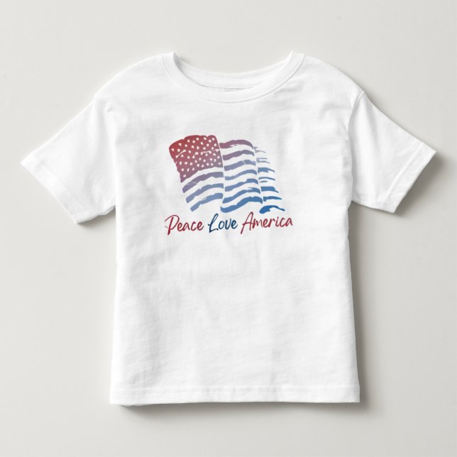 Patriotic White T-Shirt (Framsida)