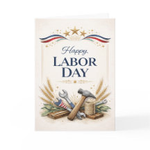 Patriotic Worker Tools Labor Day