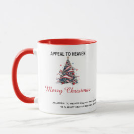 Patriotic Xmas Tree ATH1 with origin ed MUG Mugg