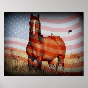 Patrioticly hedervärd affisch (utan stilsorten)