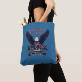 Patriotisk 1776 2026 USA Firande Present Tygkasse