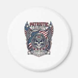 Patriotisk 1776 Off Road Döskalle Monster Truck He Magnet