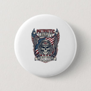 Patriotisk 1776 Off Road Skalle Monster Truck Heav Knapp