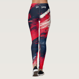 Patriotisk 4:e juli leggings