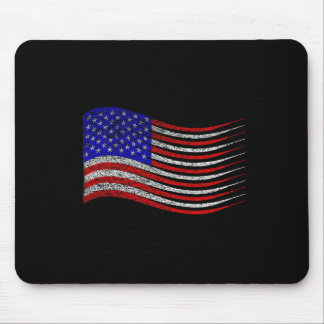 Patriotisk 4:e Juli USA Amerikansk Flagga Vajar  Musmatta