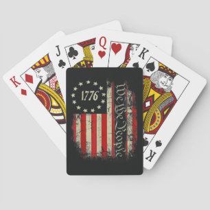 Patriotisk 4 juli Amerika Casinokort