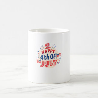 Patriotisk 4 juli-kaffemug - Stjärnor och ränder Kaffemugg