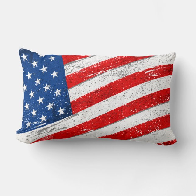 Patriotisk accentkudde  lumbarkudde (Framsida)