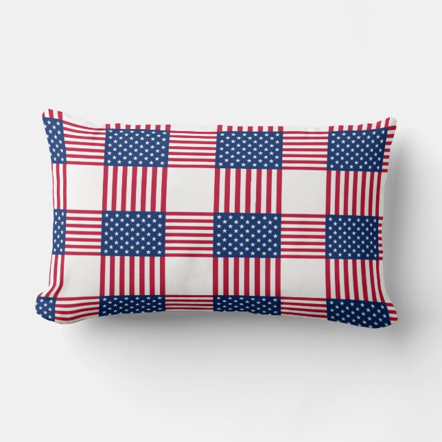 Patriotisk accentkudde  lumbarkudde (Framsida)