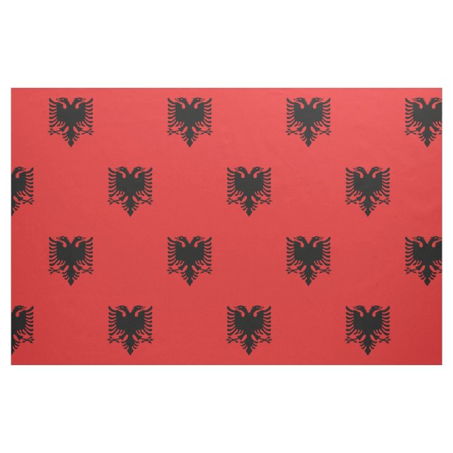 Patriotisk albansk flagga tyg (Fat Quarter)