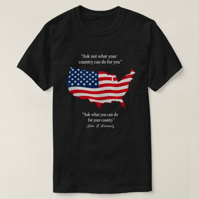 Patriotisk amerikan (13a) t shirt (Design framsida)