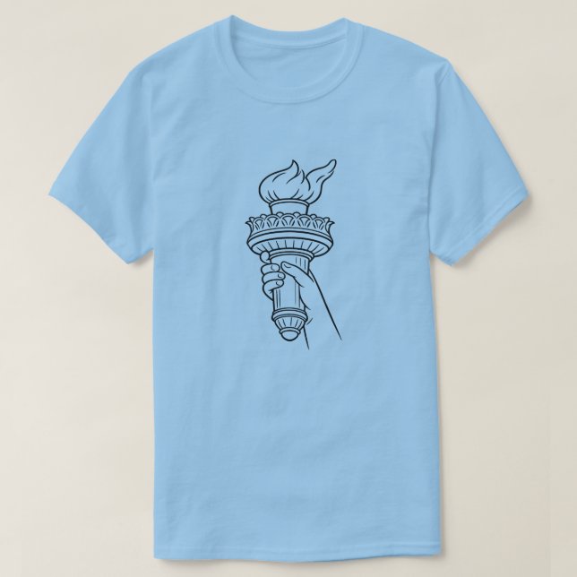 Patriotisk amerikan (1b) t shirt (Design framsida)