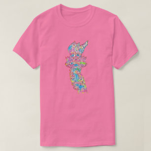 Patriotisk amerikan (1c) t shirt