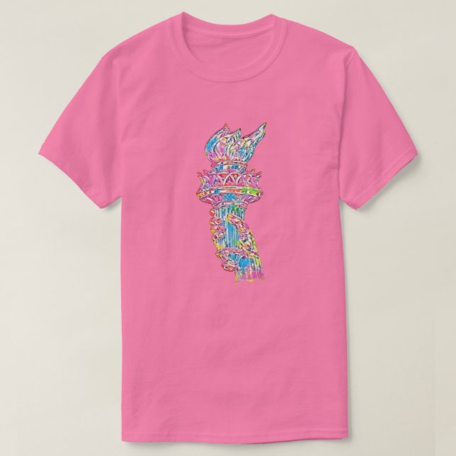 Patriotisk amerikan (1c) t shirt (Design framsida)