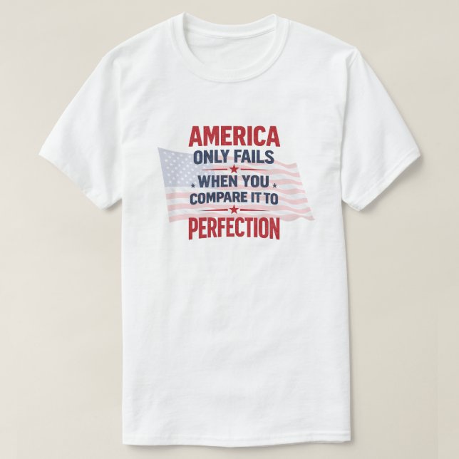 Patriotisk amerikan (7b) t shirt (Design framsida)