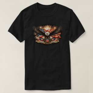 Patriotisk amerikan (8a) t shirt