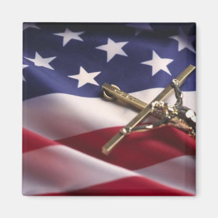 PATRIOTISK AMERIKANKRISTEN MAGNET