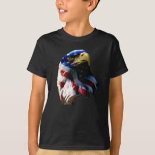 Patriotisk amerikanörn t-shirt