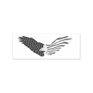 Patriotisk amerikanörn Thunder_Cove Stämpel