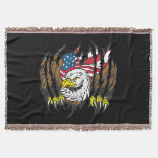 Patriotisk amerikanörnUSA flagga Mysfilt