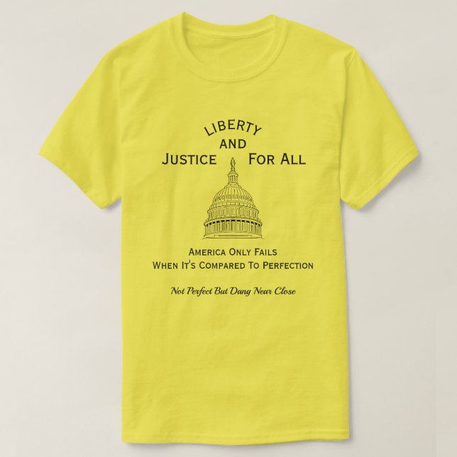 Patriotisk amerikansk (3b) T-shirt (Design framsida)