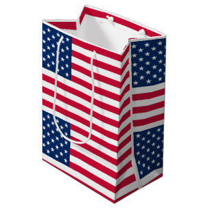 Patriotisk amerikansk flagg-gåvpåse