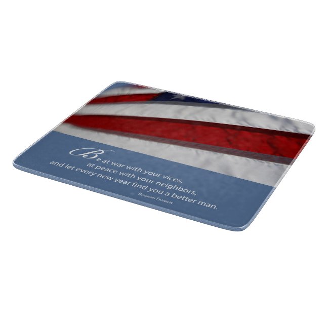 Patriotisk, amerikansk Flagga (Hörn)