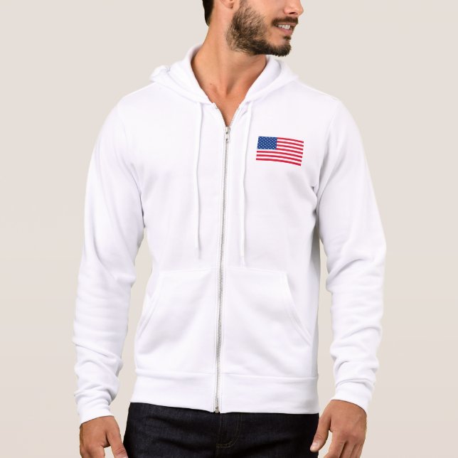 Patriotisk amerikansk Flagga Manar Jacka Gift Tröja (Framsida)