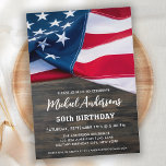 Patriotisk amerikansk Flagga Militär Födelsedagsfe Inbjudningar<br><div class="desc">USA Amerikanska Flagga Födelsedagsfest inbjudan. Vänner i inbjudan och familj till din patriotiska födelsedagskalender med dessa moderna amerikanska Flagga inbjudningar. Anpassa den här amerikanska flagga-inbjudan med information om evenemanget, namn och party. Se vår samling för matchande patriotiska födelsedagspresenter, party favors och artiklar. COPYRIGHT © 2021 Judy Burrows, Black Hund Art...</div>