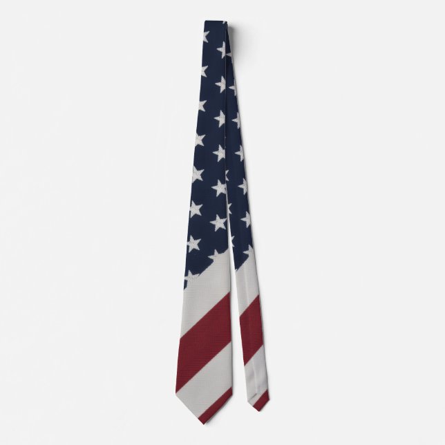 Patriotisk amerikansk flagga slips (Framsida)