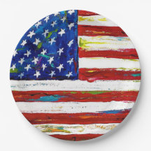 Patriotisk amerikansk flaggkonst