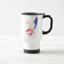 Patriotisk amerikansk flaggörn