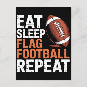 Patriotisk amerikansk fotbollshjälm USA-flagga Vykort